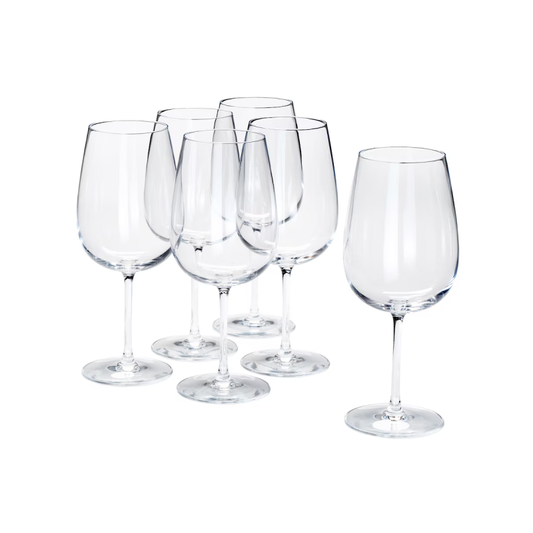 6 Copos de vinho de 68 cl